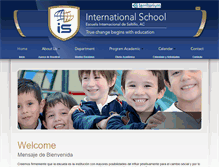 Tablet Screenshot of internationalschool.com.mx